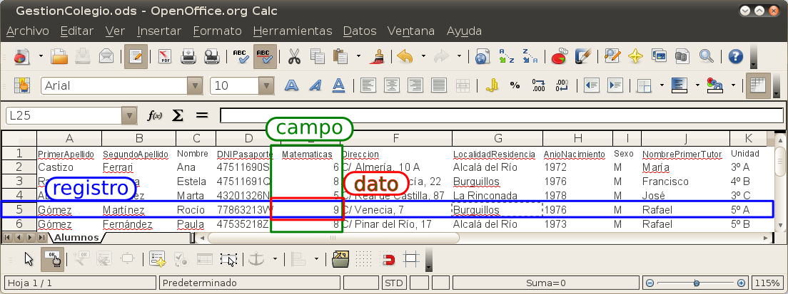 Conceptos de bases de datos