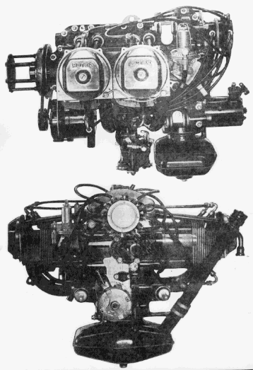 Picture of Potez engine, from engine manual